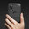 Flexi Slim Carbon Fibre Case for Motorola One Vision - Brushed Black